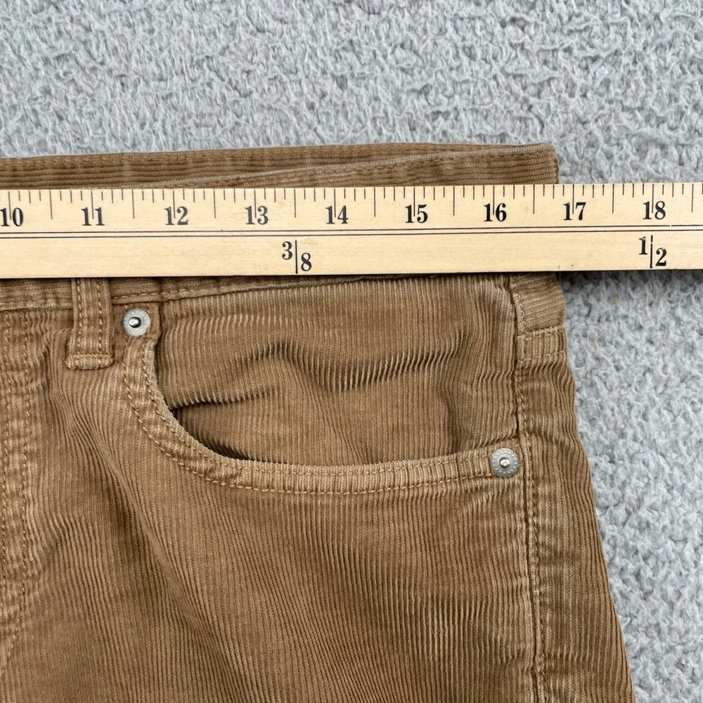 J.Crew Corduroy Pants Mens 32x30 Brown 484 Slim Fit Stretch Cotton Casual